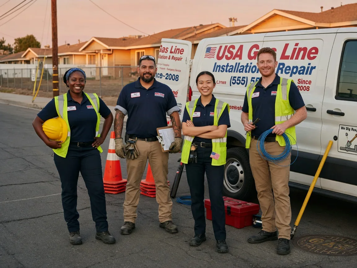 Gas Line Installation company in Fluvanna, TX